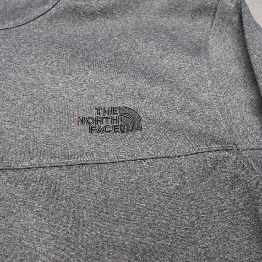 North Face Jacket‎ Mens Medium Gray Canyonwall Windwall Full Zip Outdoor LOGO